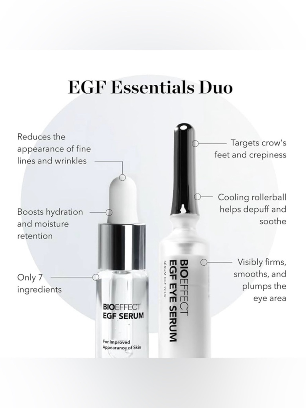 Bioeffect EGF Essentials Duo Anti Aging Face & Eye Cream - Picture 4 of 15